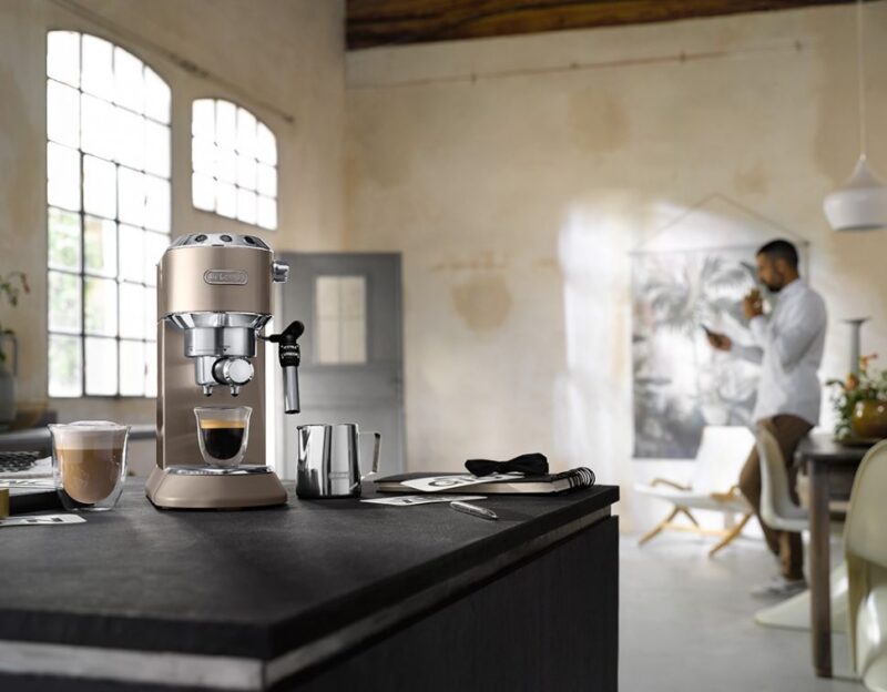 Delonghi Dedica Metallics Champagne Beige EC785.BG